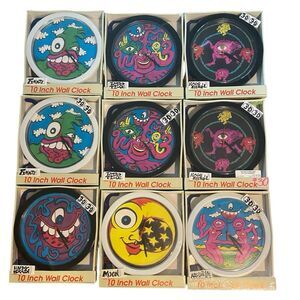 Keith “Scramble” Campbell Atico 3-D Wall Clocks- New Old Stock
